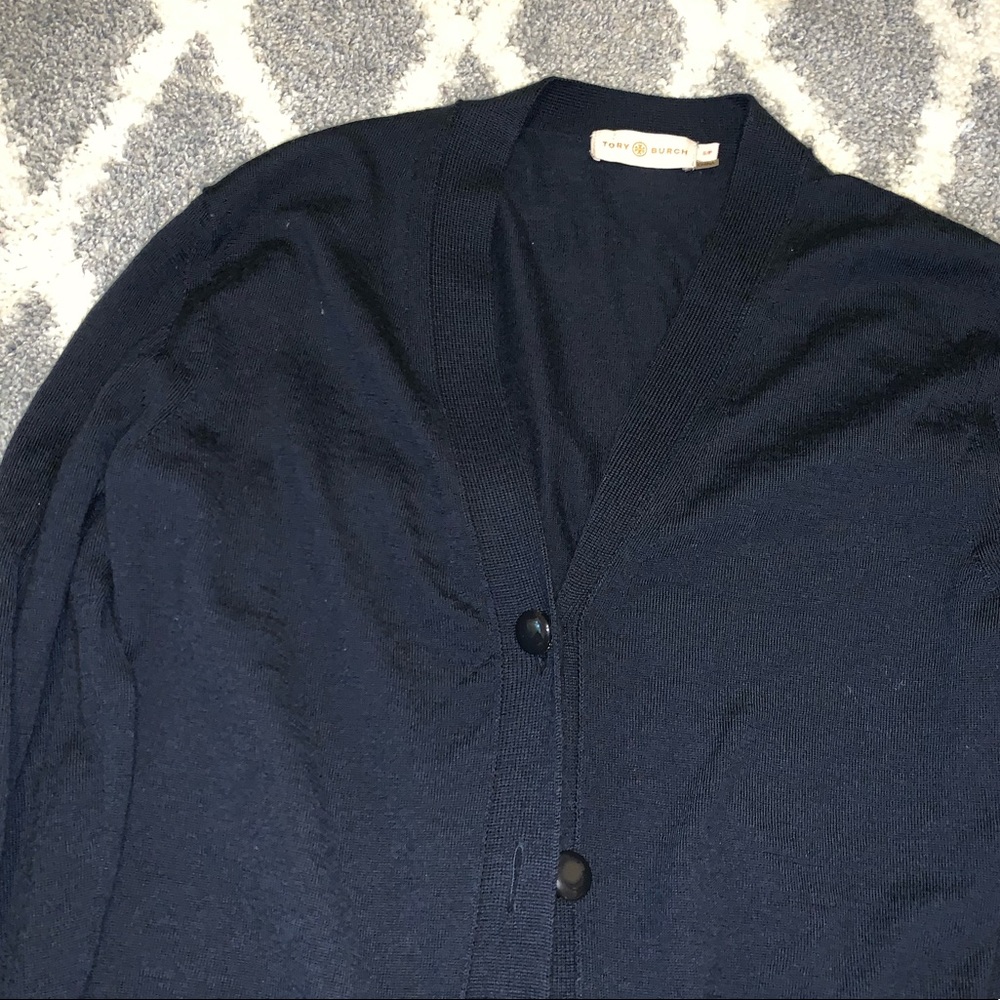 Tory Burch Navy cardigan